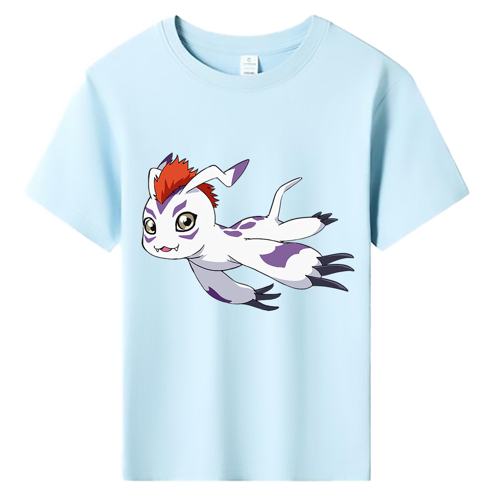 （画像用） Digimon デジタルモンスター/デジモン 綿100％キッズTシャツ（フロントプリント）